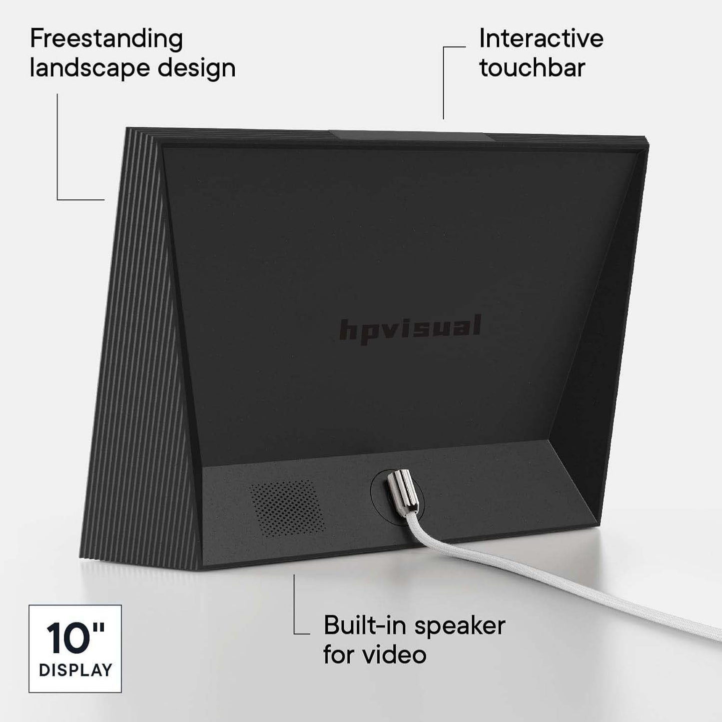10.1" HD Black Mat Display | Wirecutter's Best Digital Frame | HPVISUAL